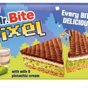 th-mr-bite-pixel-28g-781 Mr. Bite PIXEL Pisztáciás                                     ostyás csoki szelet 28 gr