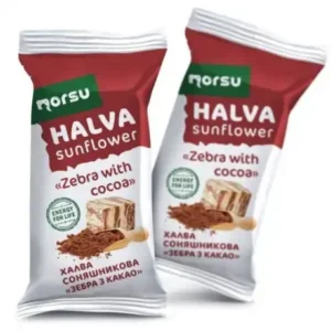 "Zebra" napraforgó halva kakaóval - 1,5 kg (50 × 30 g)