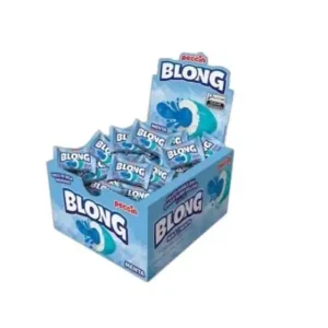 Hosszú menta kék rágógumi, 5g, 40 db