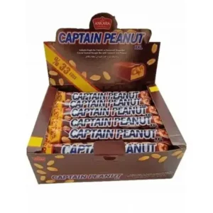 Rúd csokoládé nugáttal és karamellel Captain Peanut 50g