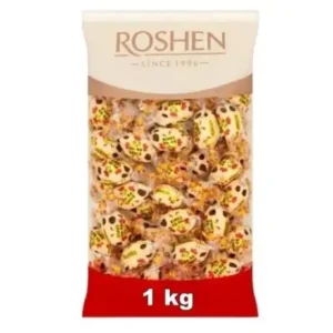 Ko-ko Choco White Roshen fehér csokoládé cukorkák, 1 kg