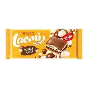 Lacmi Bubble Crisp Roshen szénsavas tejcsokoládé 85g