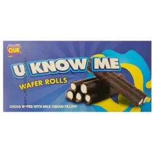 Que U Know Kakaós krémmel töltött ostyatekercs 100g