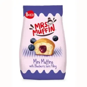 Áfonya lekvárral töltött mini muffin Mrs. Muffin, 200g