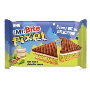 Pixel ostya Mr Bite pisztácia krémmel 28g