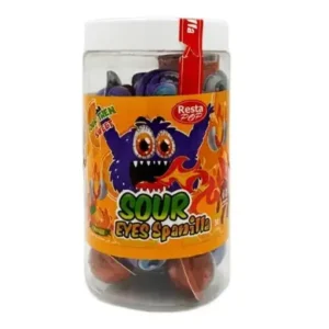 Twins zselé vegyes gyümölcsízzel, szem alakú, 38g