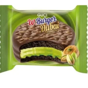 Guci Biscuits Burger mályvacukorral és pisztáciával – 40g eredeti és vidám ízű
