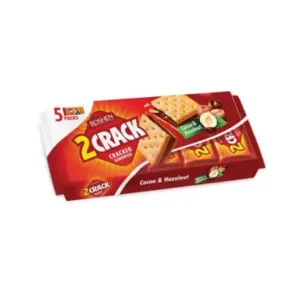 Kakaókrémes és mogyorós süti Roshen Cracker Cocoa & Hazelnut, 235g
