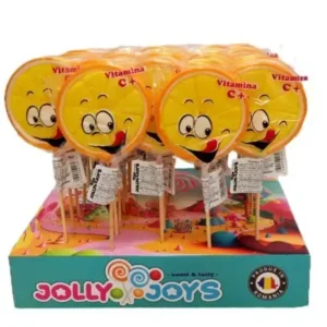 Jolly Joy narancs ízű nyalóka 35g