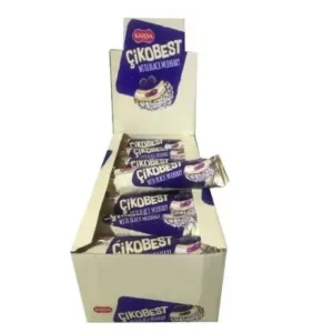 Csokoládéval és eperfával mázas süti Cikobest 56g