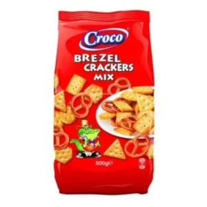 Mix Prezel & Crackers, Croco 1,5 kg