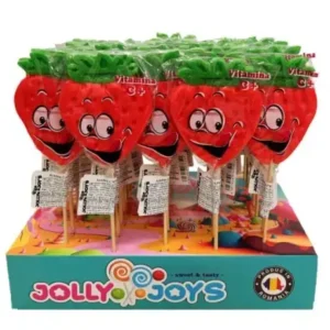 Jolly Joys Strawberry Lollipop - 35g