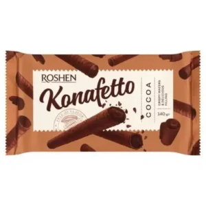 Napolitane tekercs Roshen Konafetto kakaókrémmel, 140g
