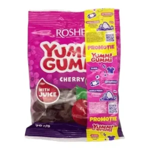 Roshen Yummi Gummi Meggyzselé 70g 22 db