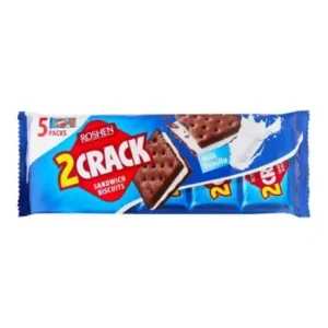 Roshen 2 CRACK vaníliakrémes szendvics keksz 190g