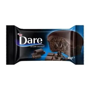 DARE Brioșă cu Ciocolată Neagră 45g – Gust Intens și Pufos